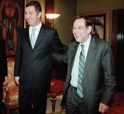 Milo Đukanović, Havijer Solana