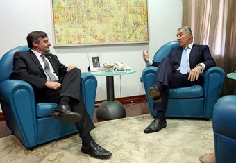 Metju Palmer, Milo Đukanović