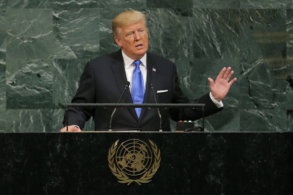 Donald Tramp, Generalna skupština UN