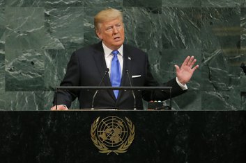 Donald Tramp, Generalna skupština UN