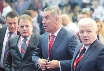 Milo Đukanović, Duško Marković, Slavoljub Stijepović