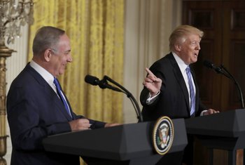 Donald Tramp, Benjamin Netanjahu