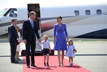 princ Vilijam, princeza Kejt, Angela Merkel
