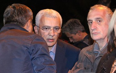 protest DF, Andrija Mandić, Predrag Bulatović
