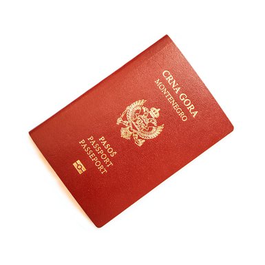 pasoš, Crna Gora