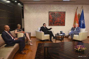 Duško Marković, čelnici opštine Šavnik