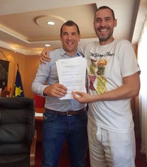 Dragan Krapović, potpisivanja aneksa za Sea Dance