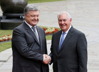 Petro Porošenko, Reks Tilerson