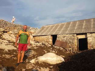 Baletić, Smrduša, udar groma