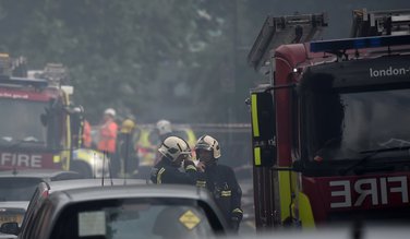 london Požar