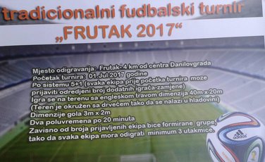 "Frutak 2017" turnir u malom fudbalu