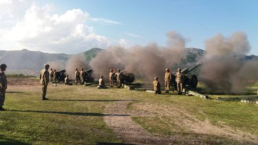 Cetinje, počasna artiljerijska paljba