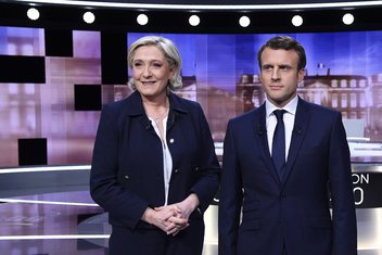 Marin Le Pen, Emanuel Makron