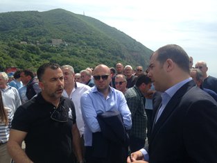Žičara, protest, rušenje, Milutin Tripković, Dragan Krapović