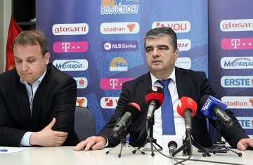 Slavko Radulović i Marko Šegerec KK Budućnost Voli