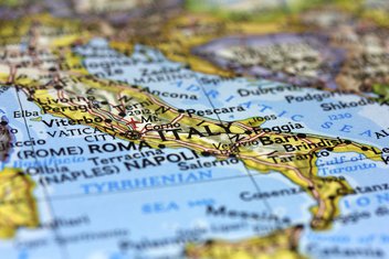 Italija mapa