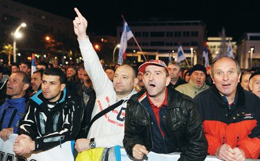 anti NATO protest