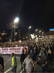 Janković miting u Beogradu