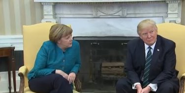 Angela Merkel, Donald Tramp