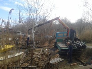 Ada Bojana, rušenje