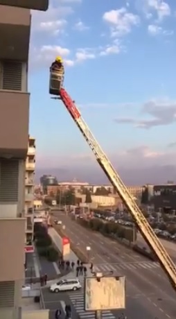 Podgorica, spasavanje žene