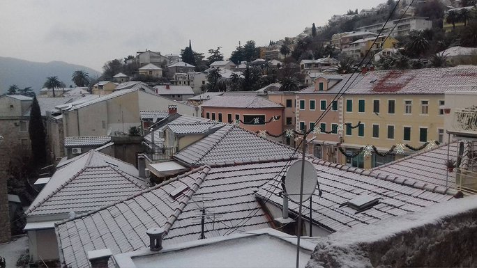 snijeg, Herceg Novi