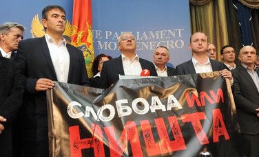 Demokratski front Skupština incident