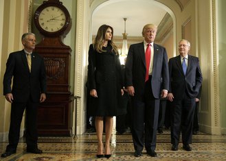 Melanija Tramp, Donald Tramp