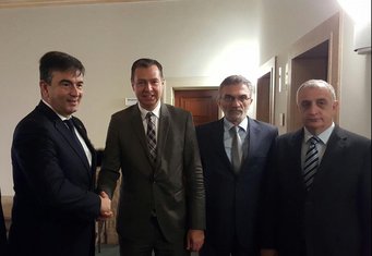Nebojša Medojević, Štefan Majer. Strahinja Bulajić, Predrag Bulatović