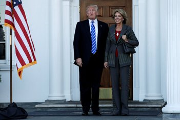 Donald Tramp i Betsi DeVos