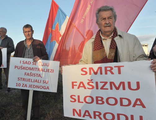 protest komunista njemačko groblje