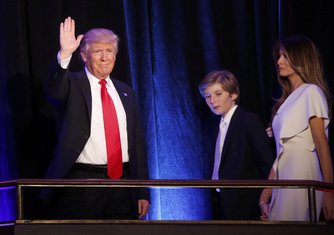 Donald Tramp, Baron Tramp, Melanija Tram