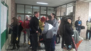 Studenti Filozofskog i Filološkog fakulteta, Nikšić, protest