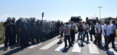 bivši radnici KAP-a blokada