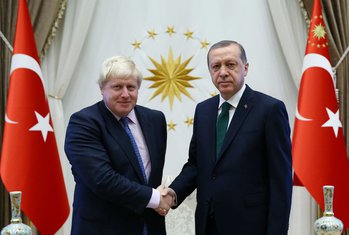 Boris Džonson, Redžep Tajip Erdogan