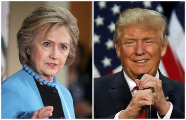 Hilari Klinton, Donald Tramp