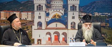 Velibor Džomić, mitropolit Amfilohije