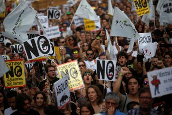 Madrid, protest