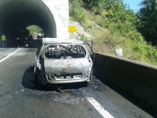 požar, auto, Crkvine