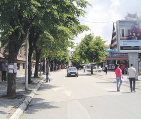 glavna gradska ulica Pljevlja