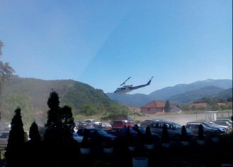 helikopter, udes Bijelo Polje