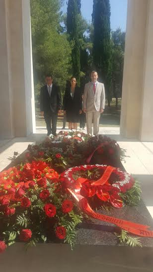 Pozitivna crna Gora, polaganje vijenaca, 13. jul