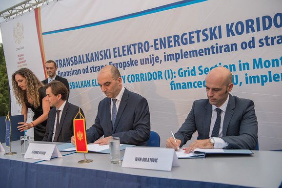 Finansijski ugovor za izgradnju Transbalkanskog elektro-energetskog koridora-sekcija Crna Gora