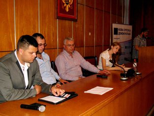 Andrija Mandić, tribina, Nikšić