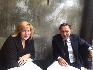 Ranko Krivokapić i Dunja Mijatović