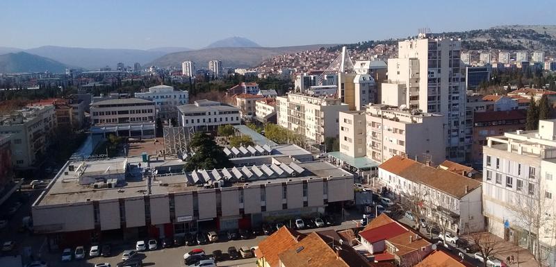 Panorama Podgorice, pogled u pravcu sjeverozapada