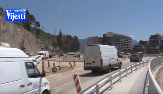 Budva, radovi, kružni tok
