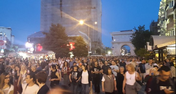Skoplje protest