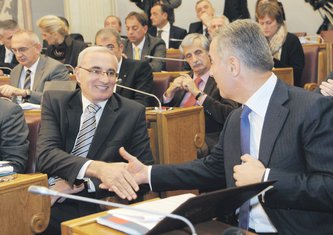 MIlo Đukanović i Tarzan Milošević