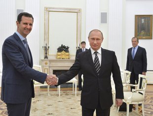 Bašar al-Asad, Vladimir Putin